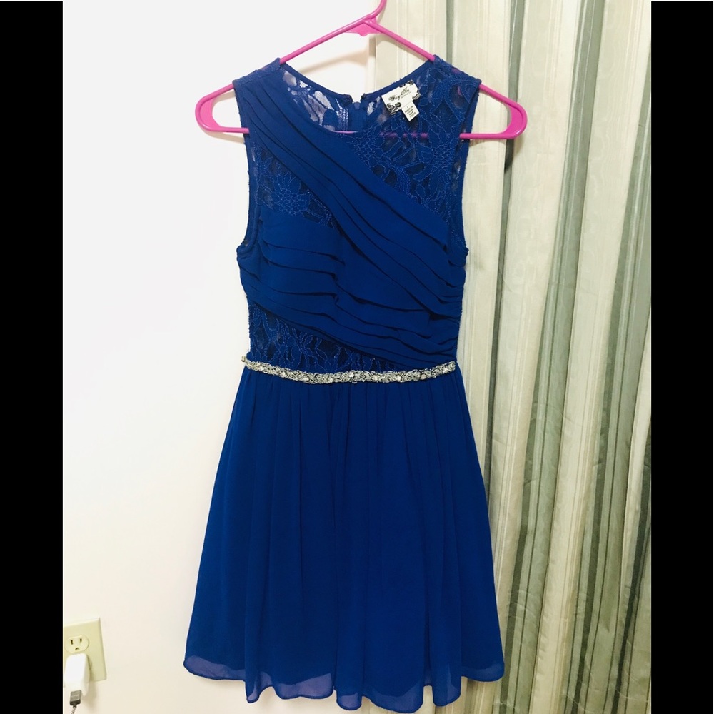 NWOT Way In Blue Dress